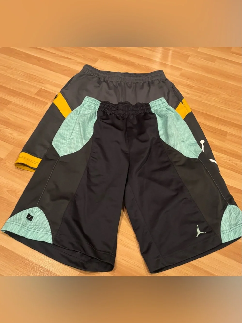 Nike‎ Jordan Bundle - Black Shorts and Dark Gray Basketball Shorts